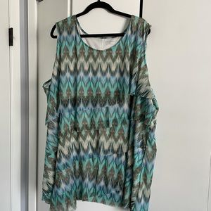 Catherine’s Tiered Sleeveless Shirt 5X